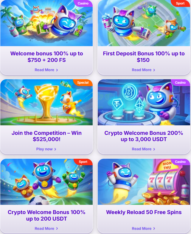 Robocat bonus